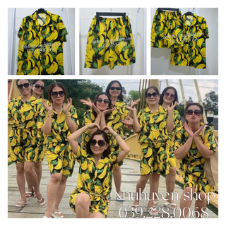 (Rẻ vô địch - tổng kho HCM) bộ chuối vàng đi biển, team - bộ hoa quả, trái cây big size- chuyên sỉ lẻ - nhuhuyen shop