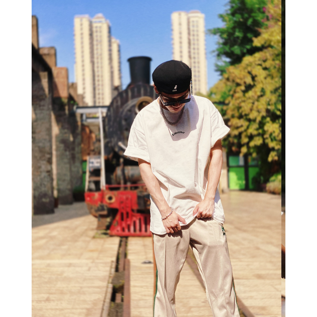 Áo thun form rộng LIMERENCE Basic Logo vải cotton cao cấp co giãn, dày dặn Local Brand