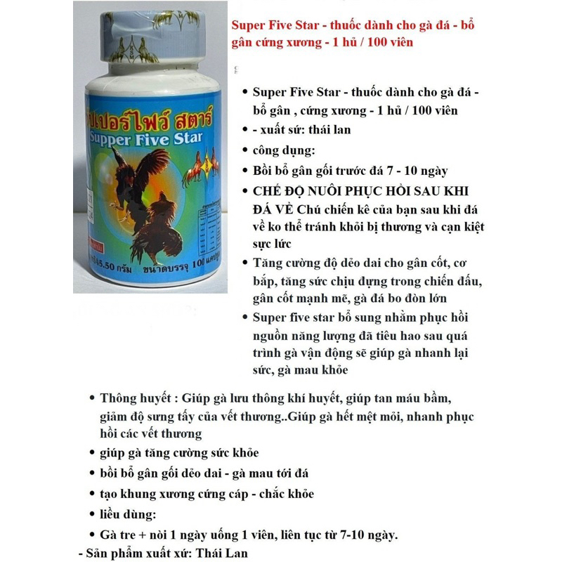 Bổ gân cứng xương cho gà đá