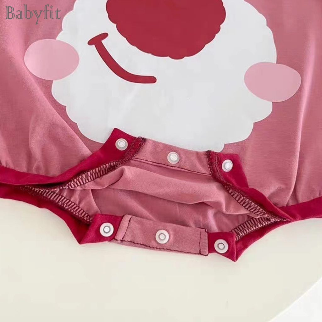 Bodysuit cho bé, bodysuit cho bé trai, bodysuit cho bé gái hình gấu dâu cute - BD08