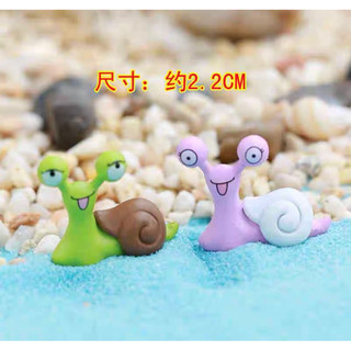 Mô hình ếch xanh và ốc sên tiểu cảnh