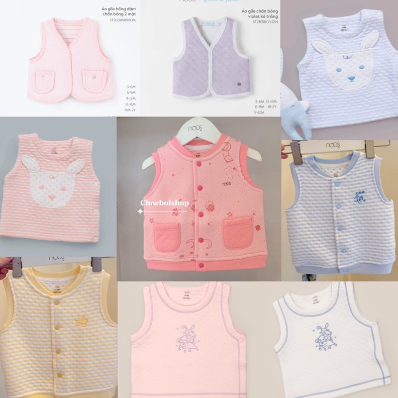 Áo Gile Nous nhiều màu