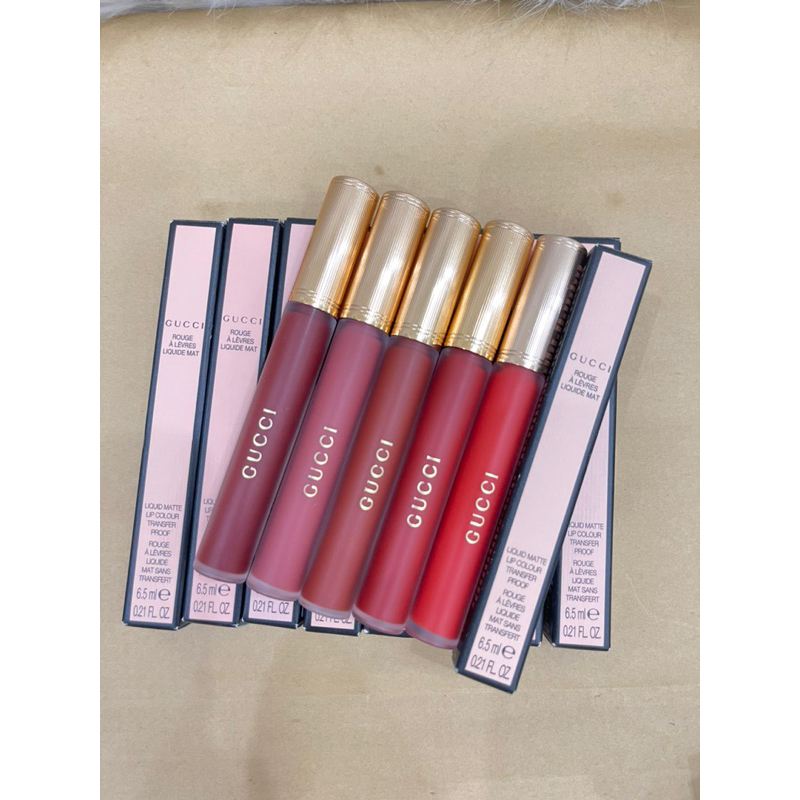 GUCCI Son Kem Matte Gucci LIquid Matte Màu 25*, 208, 311, 505,521.
