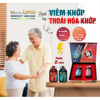 viên khớp letco Giúp bổ sung dưỡng chất cho khớp, hỗ trợ làm trơn ổ khớp, giúp khớp vận động linh hoạt giảm đau mỗi khớp