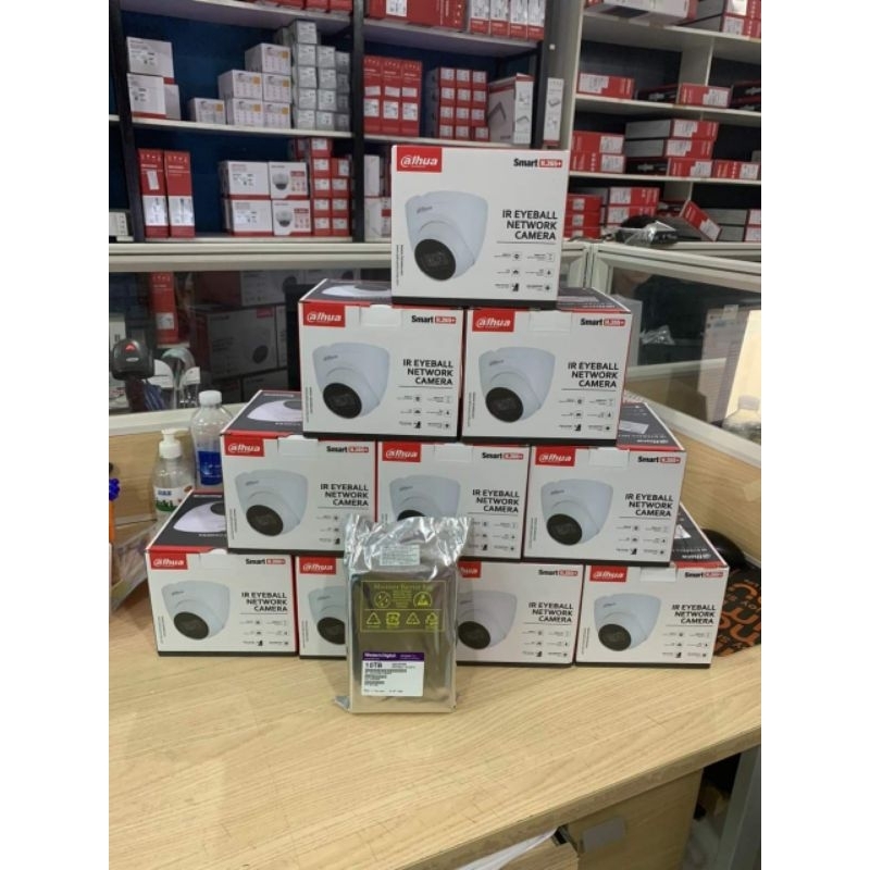 Camera IP dome hồng ngoại 4.0MP DH-IPC-HDW2441T-S Tích Hợp Mic Thu Âm, Hỗ Trợ Poe -Cam Kết Hàng Chính Hãng