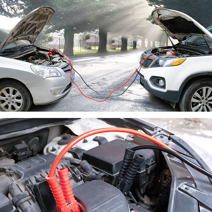 Dây câu bình ác quy ô tô 12v loại tốt dây dài 2m5