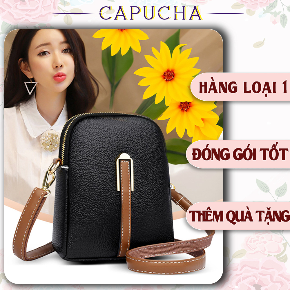 Túi xách nữ đeo chéo dạo phố shopping cực tiện lợi Capucha T376