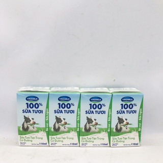 Sữa vinamil 110ml vỉ 4 hộp