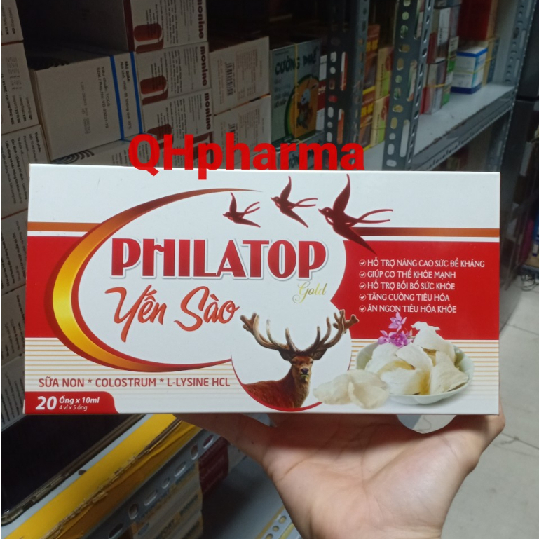 Philatop Yến Sào hộp 20 ống giúp bé ăn ngon,ngủ ngon