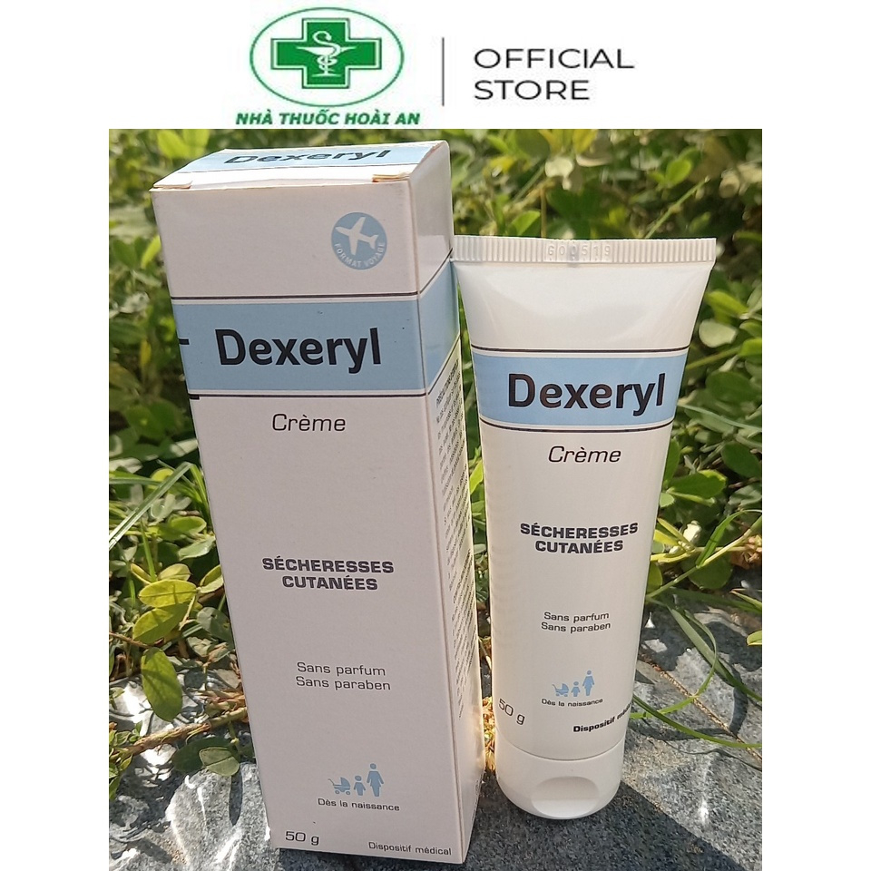 Kem nẻ dưỡng ẩm làm mềm da Dexeryl Creme chính hãng Pháp 50g hỗ trợ chàm sữa cho bé