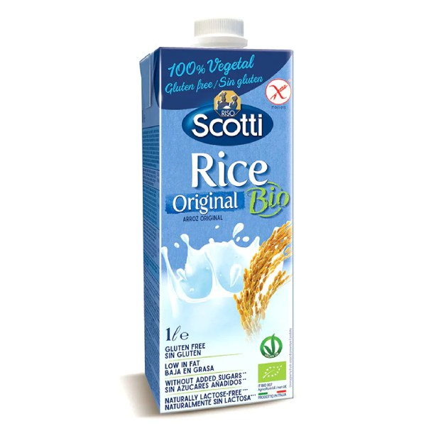 Sữa Gạo Hữu Cơ Riso Scotti Tự Nhiên 1L