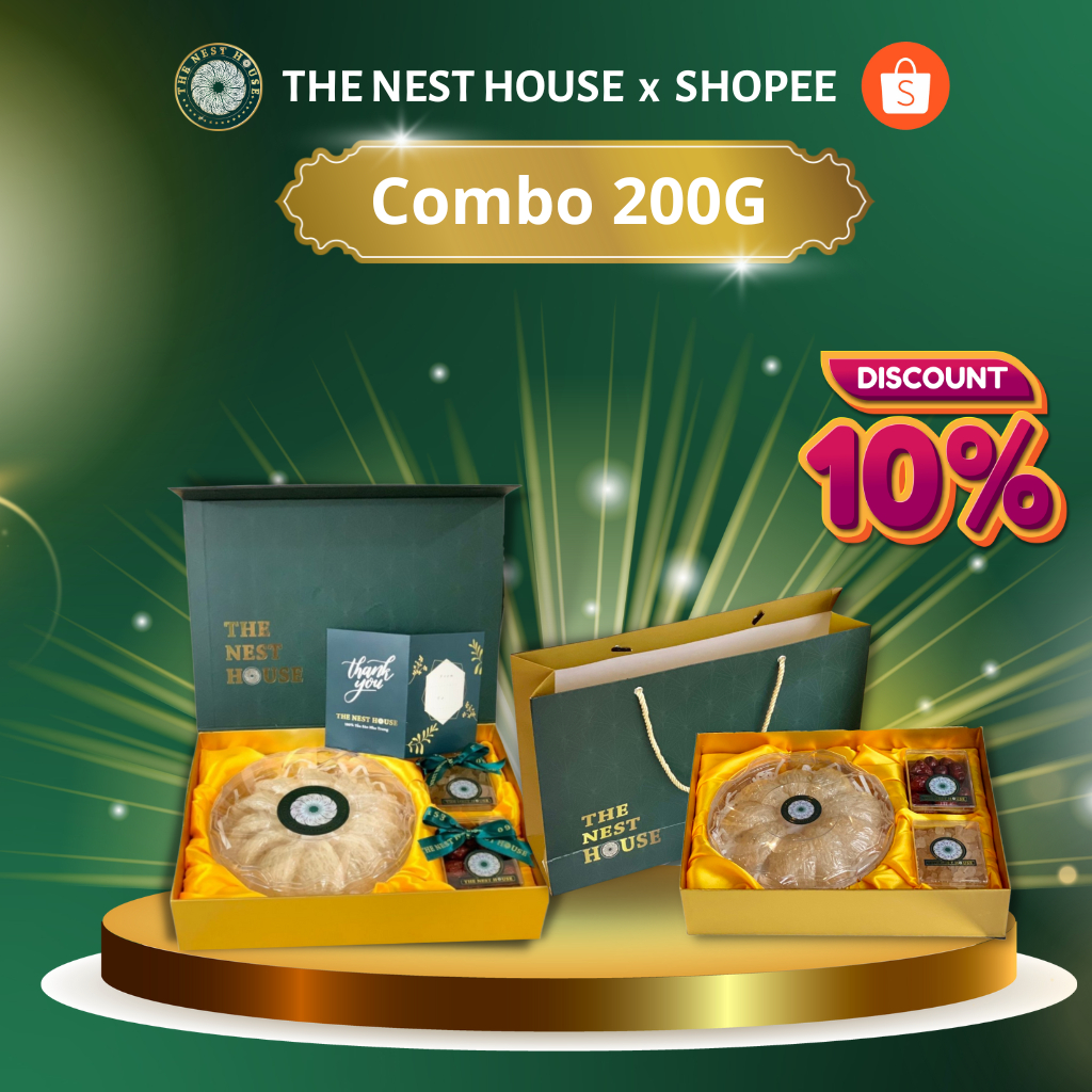 Combo 200G tổ yến tinh chế Nha Trang Khánh Hòa The Nest House