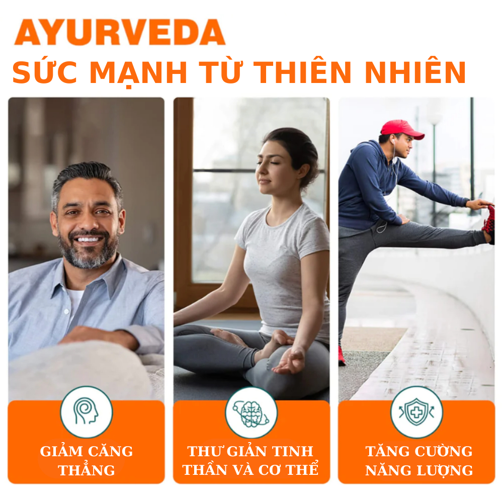 Ashwagandha Himalaya hộp 60 Viên Date 2026 Sâm Ấn tăng cường sinh lý nam giớ nâng cao sức đề kháng