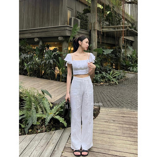 𝗣𝗜𝗗𝗜 𝗧𝗢𝗣 - Áo Bèo Nhún Linen Cao Cấp ( ảnh chính chủ )
