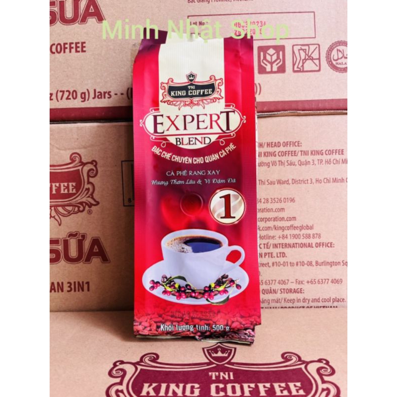Cà Phê Rang Xay Expert Blend 1 KING COFFEE - Túi 500g