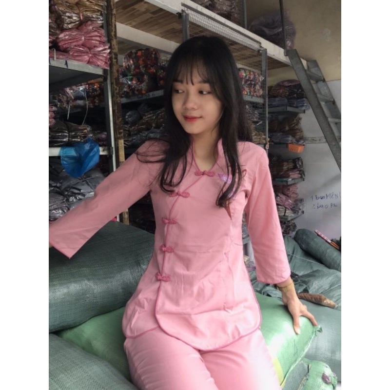 #ĐỒ LAM ĐI CHÙA NỮ #sẫm xéo vải kate