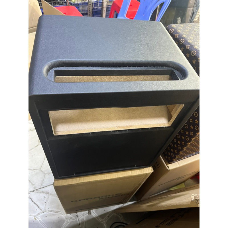 Vỏ loa kéo xách tay mini 2 bass 16