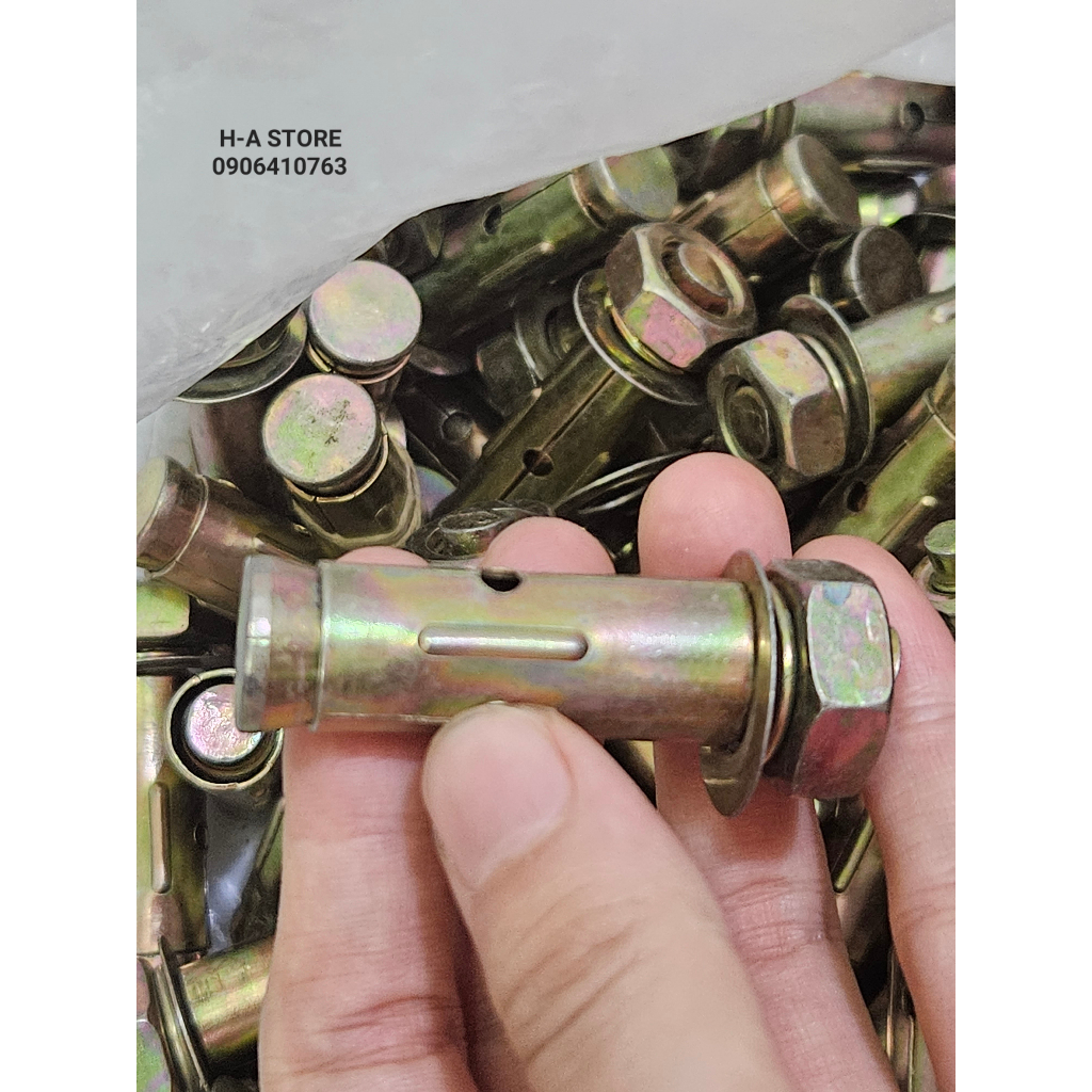 Tắc kê sắt 8 x 60mm / 10 x 80mm bịch 100 con