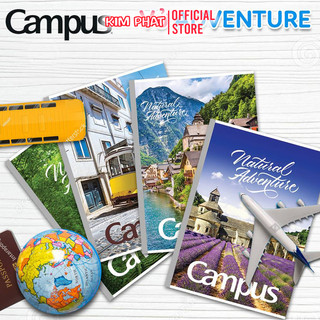 Vở kẻ ngang có chấm campus adventure 80 / 120/ 200 trang