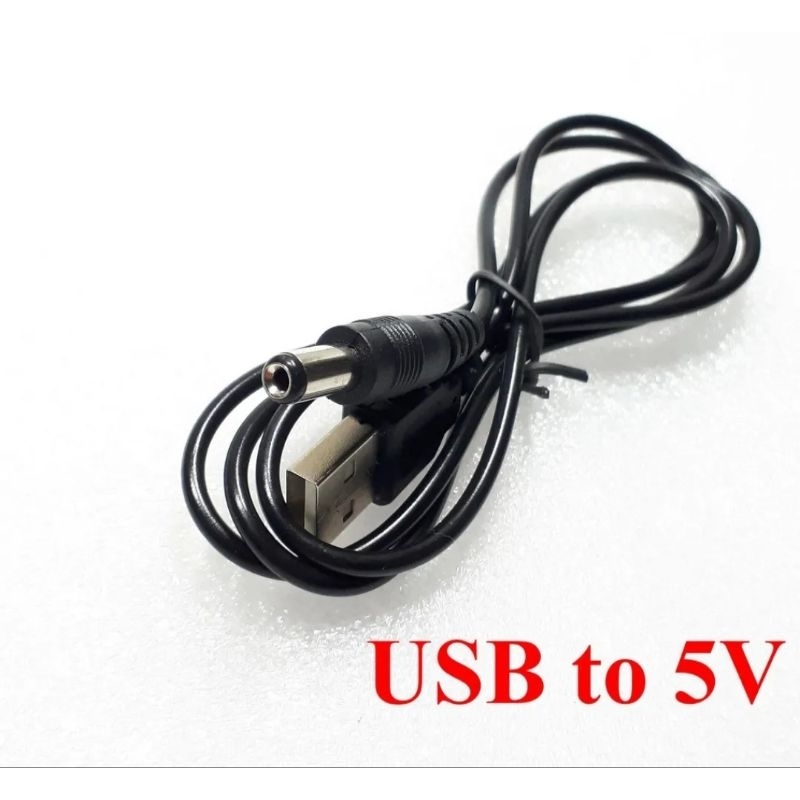 Dây Cáp Sạc 5.5 Chân Tròn To - Dây 1M Lõi Đồng Xịn