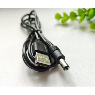 Dây cáp sạc 5.5 chân tròn to - dây 1m lõi đồng xịn