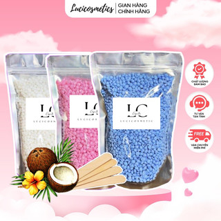 Sáp Wax Lông Nóng, Sáp Premier Siêu Bám Lông , sáp hard wax bean 100gr sữa dừa và sáp trong giúp làm sạch các vùng lông