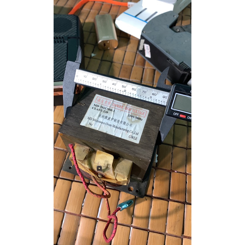 Biến Áp Lò Vi Sóng Cũ Chế Hàn Cell Pin