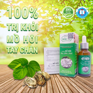 Ngăn ra mồ hôi tay, mồ hôi chân, mồ hôi nách bằng tinh dầu mẫu lệ