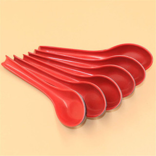 Muỗng (Vá) Cơm Đỏ Đen nhựa Melamine