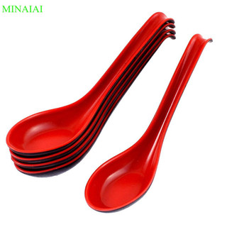 Muỗng (Vá) Cơm Đỏ Đen nhựa Melamine