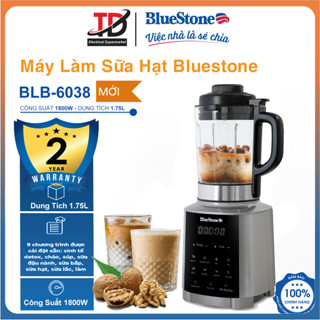 Máy Làm Sữa Hạt BlueStone BLB-6038, 1800W - 1,75Lit, Lưỡi Dao 8 Cánh Động Cơ Mạnh Mẽ,  Hàng Chính Hãng