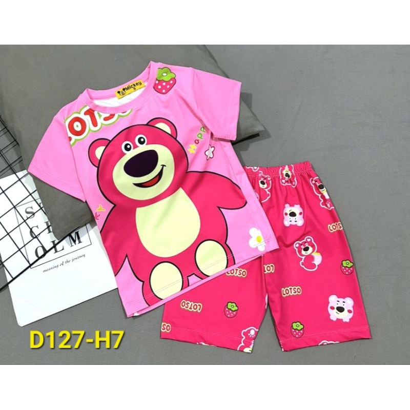 MÃ D127 BỘ LỬNG BÉ GÁI THUN LẠNH 3D SIZE 20-40KG