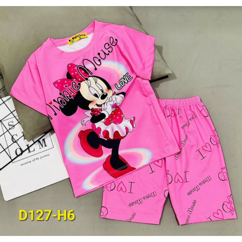 MÃ D127 BỘ LỬNG BÉ GÁI THUN LẠNH 3D SIZE 20-40KG