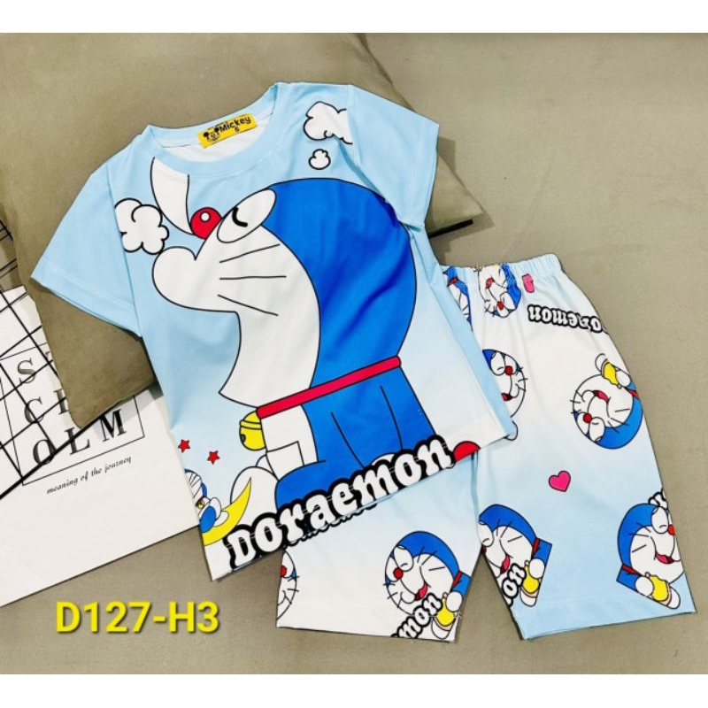 MÃ D127 BỘ LỬNG BÉ GÁI THUN LẠNH 3D SIZE 20-40KG