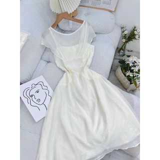 ĐẦM MIDI LỆCH VAI