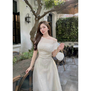ĐẦM MIDI LỆCH VAI