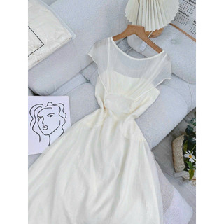 ĐẦM MIDI LỆCH VAI
