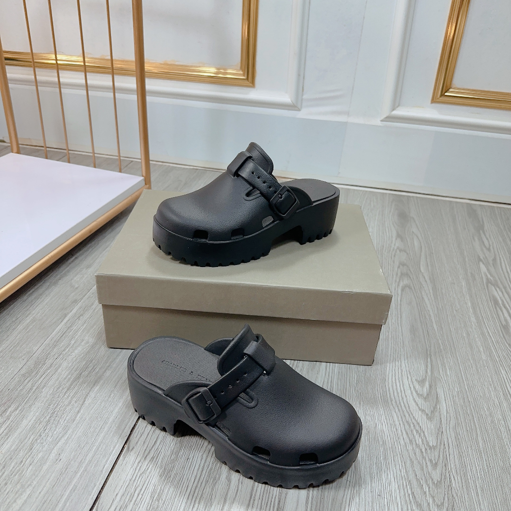 Giày sục cnk đế 5cm mũi tròn fullbox