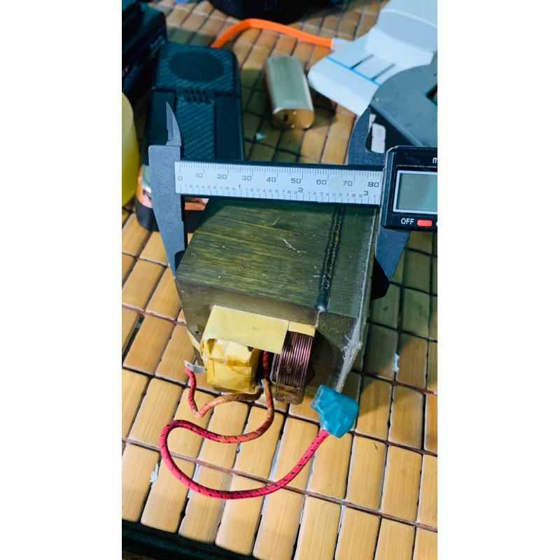 Biến Áp Lò Vi Sóng Cũ Chế Hàn Cell Pin