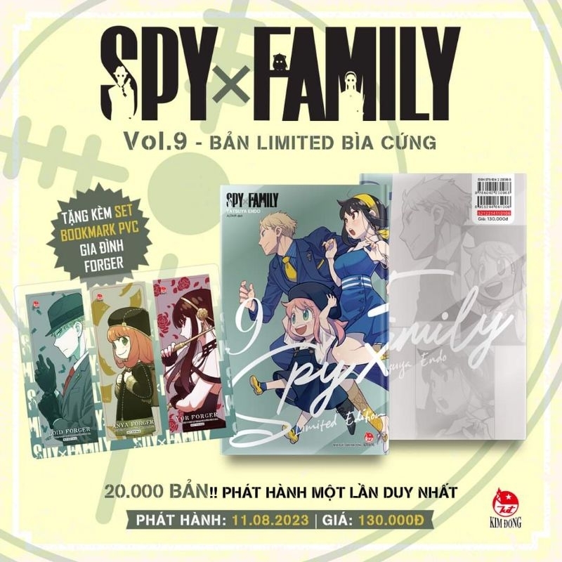 spy x family tập 9 limited + thường seal[hàng có sẵn]