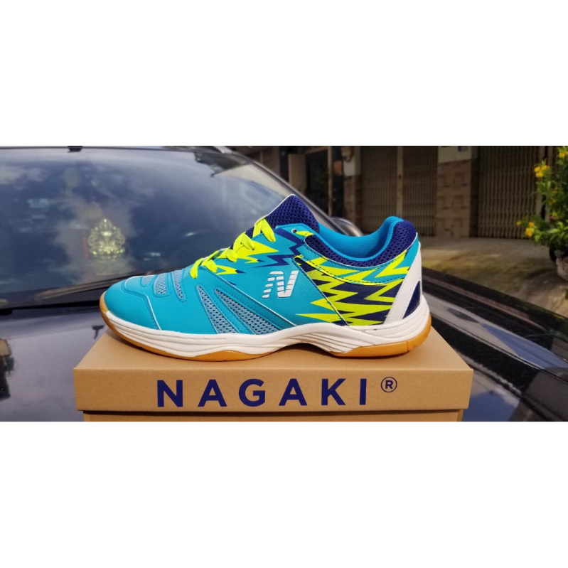 Giày cầu lông Nagaki Karyu-(tặng tất lửng)- giày ôm chân, đẹp, đã khâu đế(6 màu)