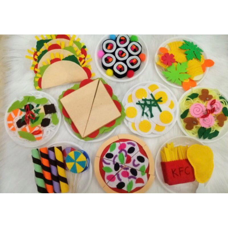 Món ăn bằng vải nỉ