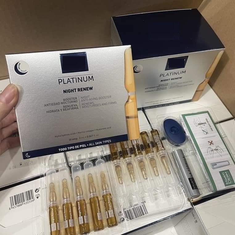 Serum ampoule ngừa lão hoá, tái tạo da ban đêm Marti. Night Renew ống 2ml