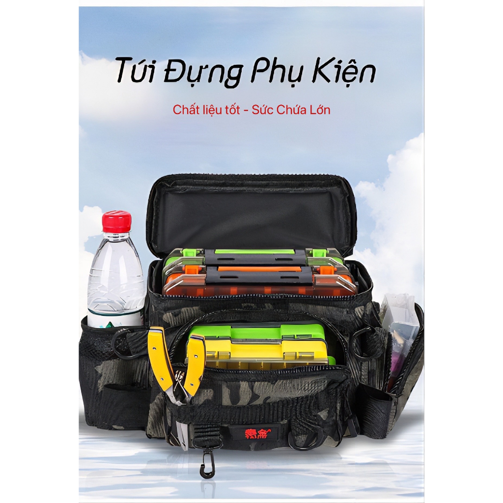 Túi Lure Leo Fishing Mẫu Mới  To Đẹp Tiên Nghi - Cao Cấp