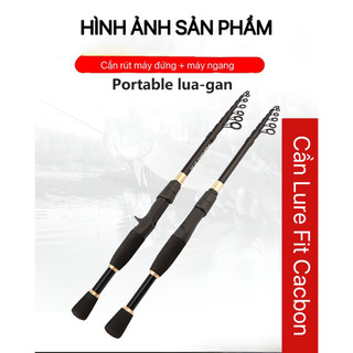  Cần Lure Rút Fit Carbon gấp gọn bỏ cóp xe. 