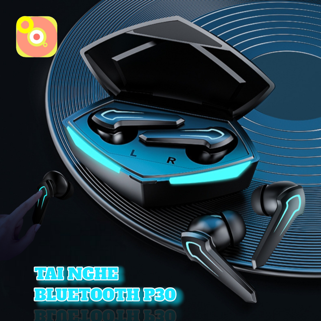 Tai Nghe Bluetooth P30 Phiên Bản 5.2, Chống Nước Chống Ồn Cao Cấp, Âm Thanh Vòm HayPin Lớn, Micro To