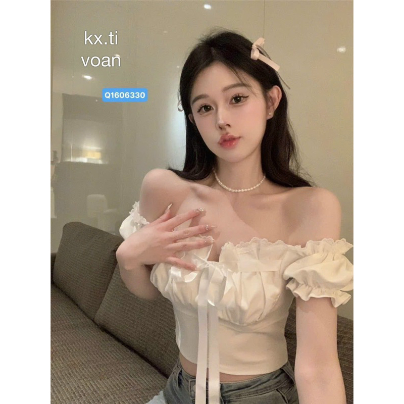 Áo Voan Viền Ren