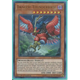 Thẻ bài yu-gi-oh tiếng anh - mp19-en217 danger! thunderbird! – ultra rare