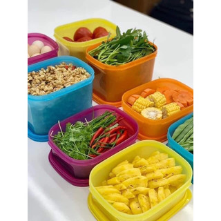 Bộ Hộp Trữ Mát/ Khô Colorful Rectangular 8