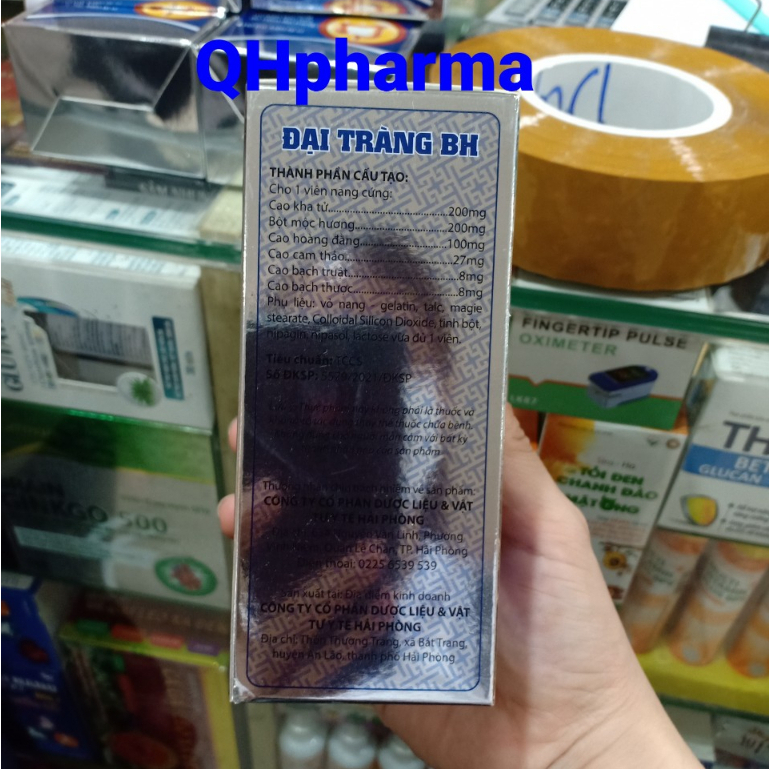 Viên uống ĐẠI TRÀNG BH hộp 60 viên giúp ổn định tiêu hóa